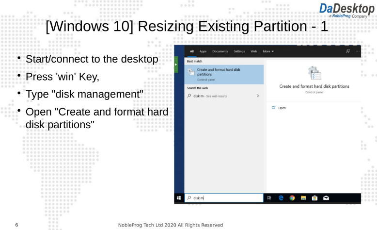 διαχείριση δίσκων windows